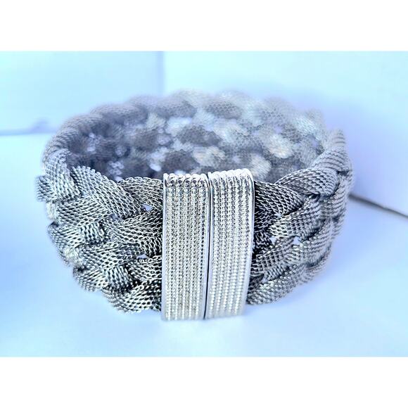 Lot of 5 Silver Bracelets - Monet - Kendall & James - Chicos   ++ - Picture 7 of 9